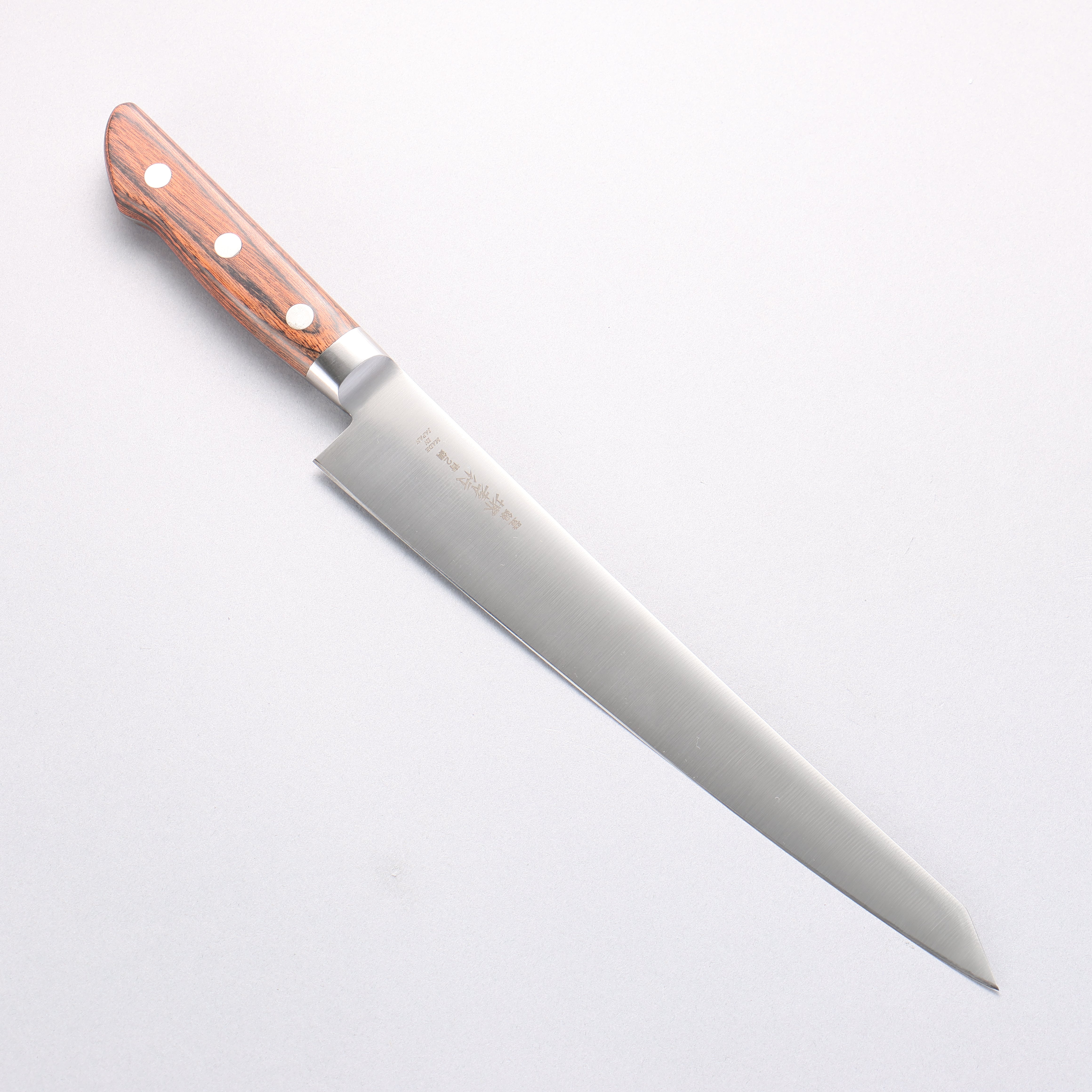 Sakai Takayuki Blue Steel No.2 Honyaki Kiritsuke Sujihiki - Seisuke Knife