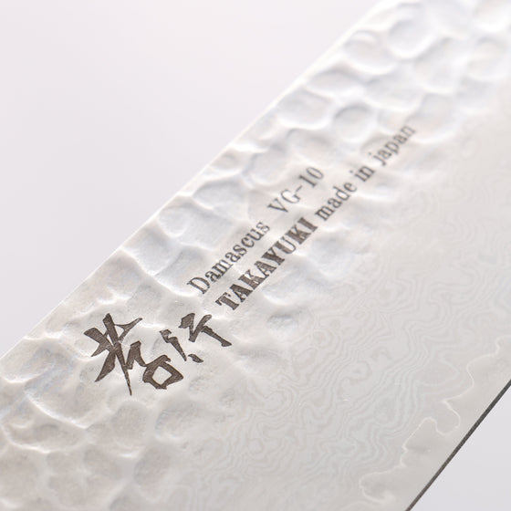 Sakai Takayuki Nanairo VG10 33 Layer Kengata Gyuto 190mm ABS resin(Tortoiseshell) Handle - Seisuke Knife