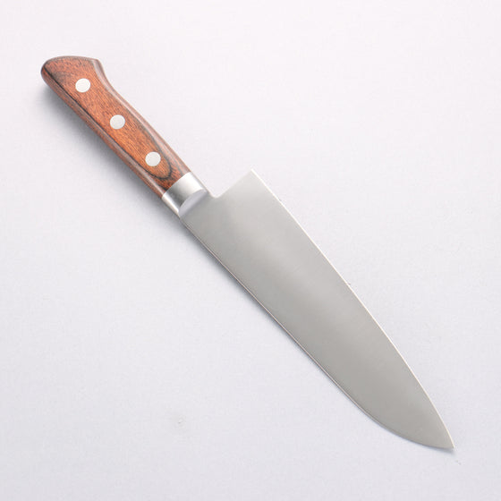 Sakai Takayuki Honyaki Blue Steel No.2 Japanese Chef's Santoku Knife 180mm - Seisuke Knife