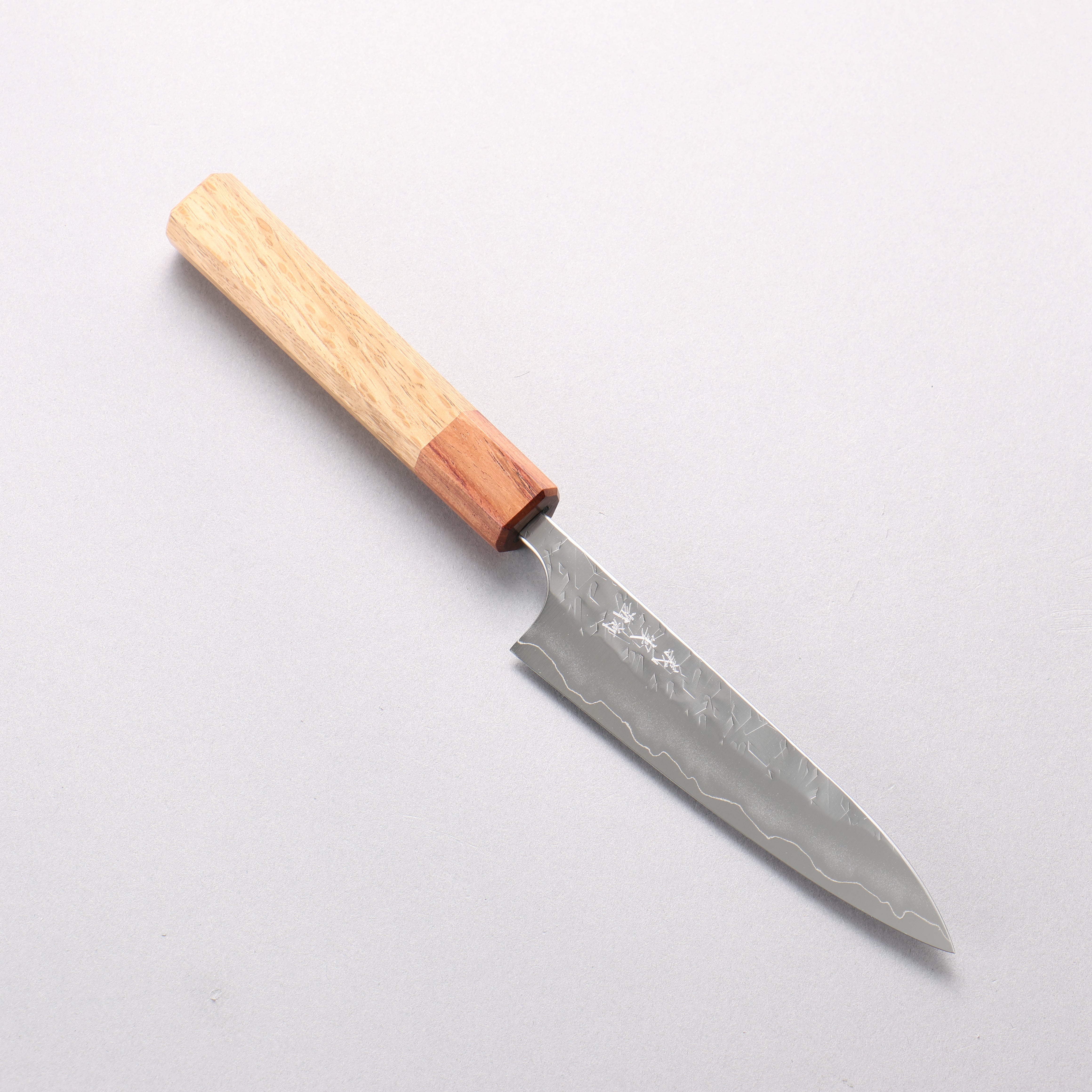 Yoshimi Kato Hyo SG2 Hammered Petty-Utility 120mm Oak (Ferrule: Rosewood) Handle - Seisuke Knife