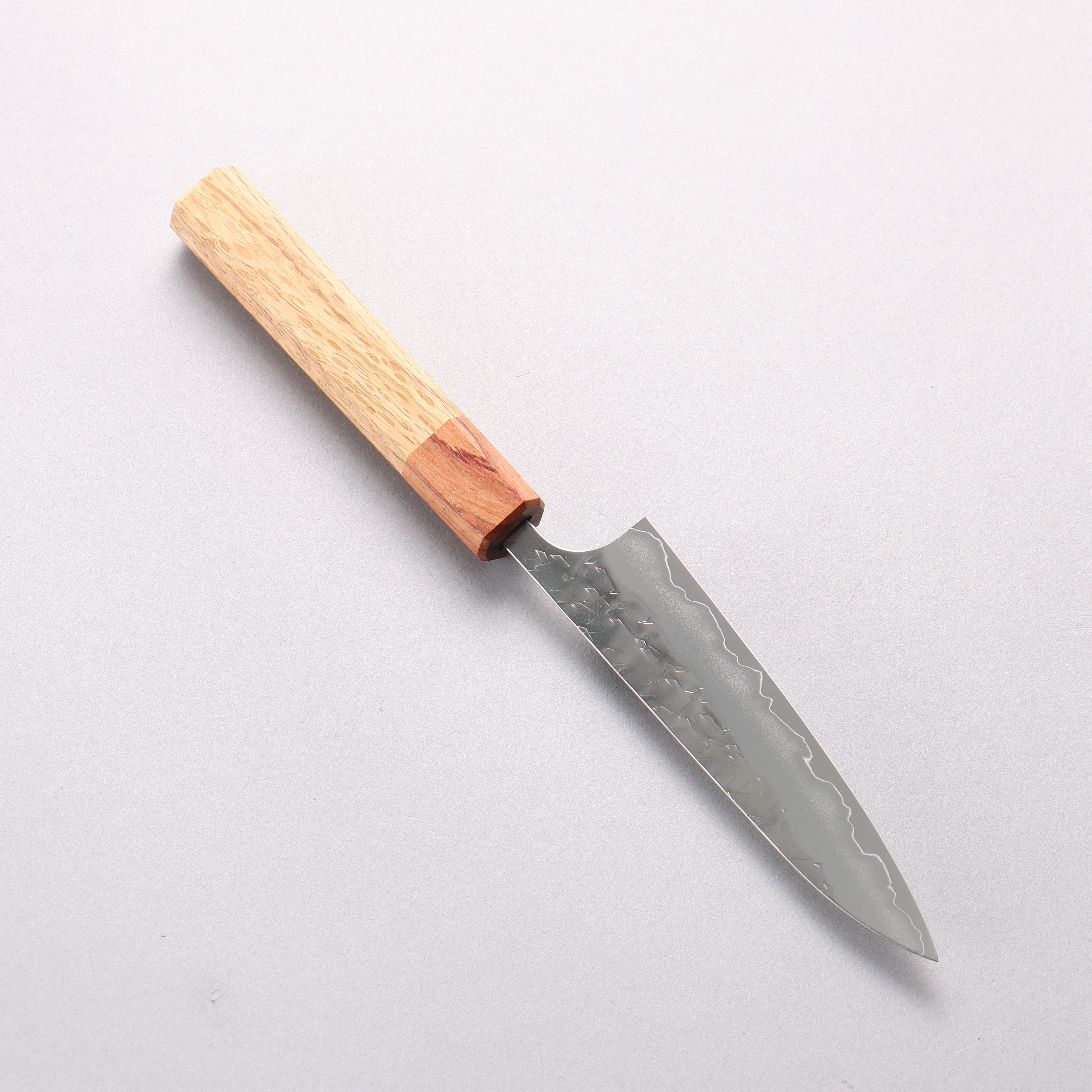 Yoshimi Kato Hyo SG2 Hammered Petty-Utility 120mm Oak (Ferrule: Rosewood) Handle - Seisuke Knife