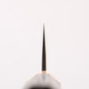 Seisuke Blue Steel No.2 Black Finished Santoku 170mm Burnt Chestnut (ferrule: Cherry Wood) Handle - Seisuke Knife - Slide 5