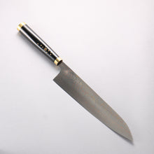  Takeshi Saji Maki-e Art Murasakishikibu VG10w Colored Damascus Gyuto 240mm Wood(Lacquered) Handle with Sheath - Seisuke Knife