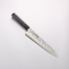  Higuchi Silver Steel No.3 Nashiji Gyuto 210mm Black Pakka wood Handle - Seisuke Knife