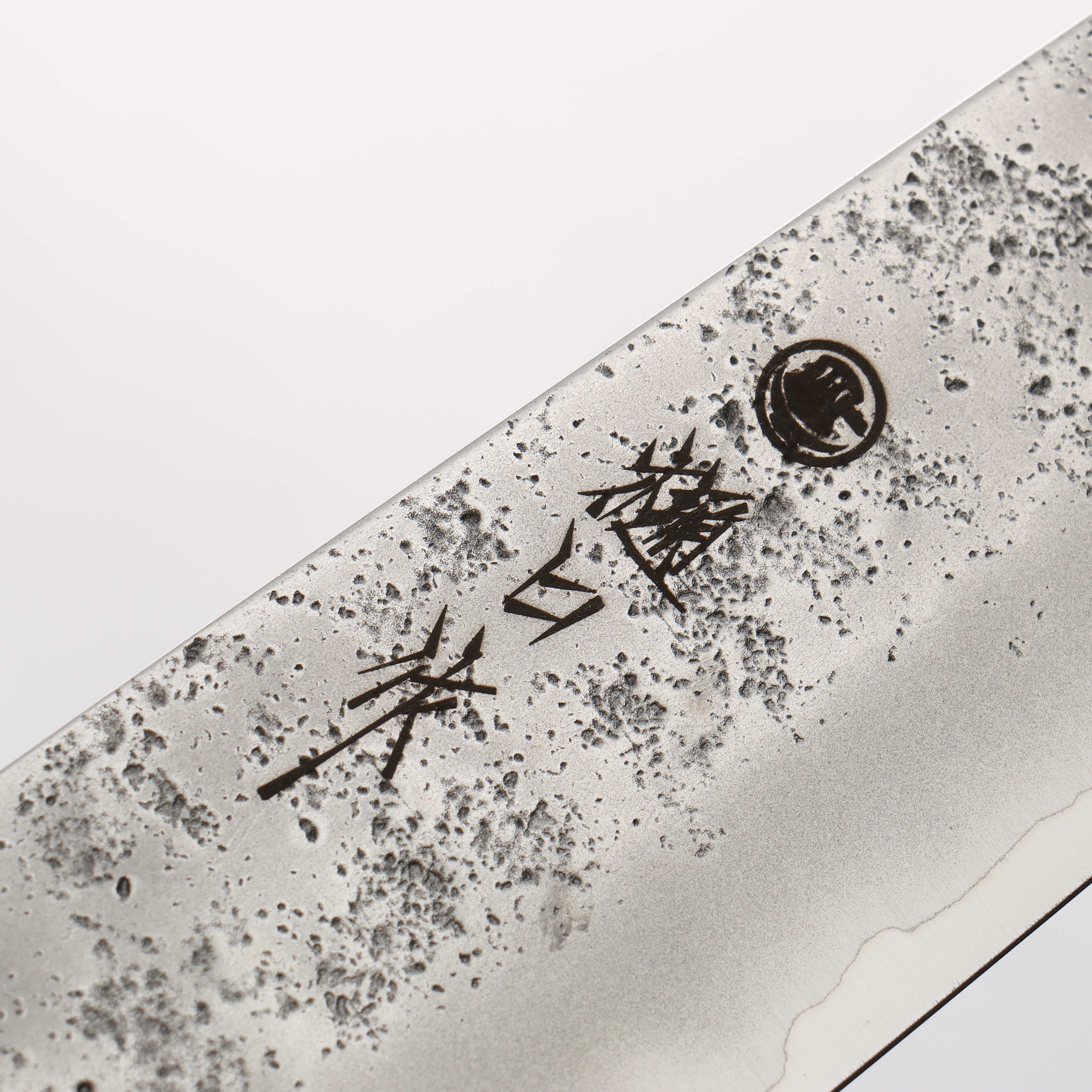 Higuchi Silver Steel No.3 Nashiji Gyuto 210mm Black Pakkawood Handle - Seisuke Knife