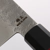 Higuchi Silver Steel No.3 Nashiji Gyuto 210mm Black Pakka wood Handle - Seisuke Knife - Slide 4