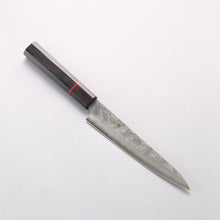  Higuchi Silver Steel No.3 Nashiji Petty-Utility 150mm Black Pakka wood Handle - Seisuke Knife