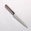 Seisuke VG10 Damascus Migaki Finished Petty-Utility 150mm Rosewood (Ferrule: Black Pakka Wood) Handle - Seisuke Knife - Slide 1