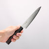 Seisuke VG10 Damascus Migaki Finished Petty-Utility 150mm Rosewood (Ferrule: Black Pakka Wood) Handle - Seisuke Knife - Slide 4