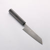 Yoshimi Kato VG10 Black Damascus Small Bunka 130mm Enju Lacquered(Black) Handle - Seisuke Knife - Slide 1