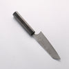Yoshimi Kato VG10 Black Damascus Small Bunka 130mm Enju Lacquered(Black) Handle - Seisuke Knife - Slide 2