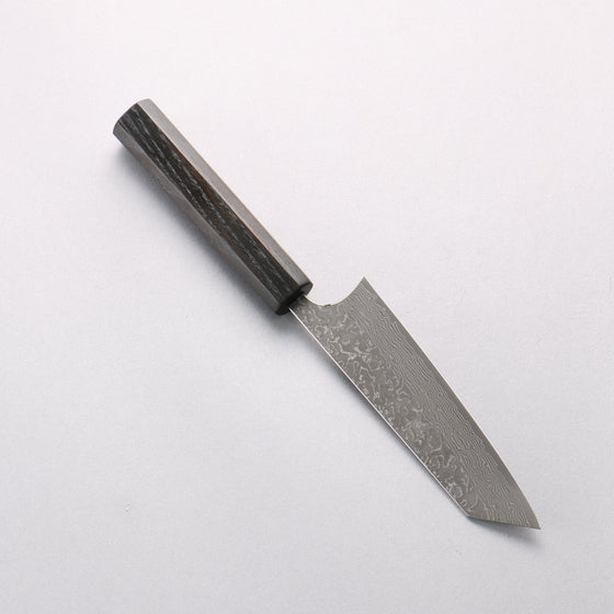 Yoshimi Kato VG10 Black Damascus Small Bunka 130mm Enju Lacquered(Black) Handle - Seisuke Knife