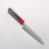 Yoshimi Kato SPG STRIX Hammered (V) Kiritsuke Petty-Utility 150mm Ebony (ferrule: Red Resin) Handle - Seisuke Knife - Slide 1