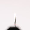 Yoshimi Kato SPG STRIX Hammered (V) Small Bunka 130mm Ebony (ferrule: Red Resin) Handle - Seisuke Knife - Slide 6