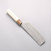 Seisuke Swedish Steel-stn Damascus Washiji Nakiri 165mm Magnolia Handle - Seisuke Knife - Slide 2