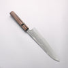 Makoto Kurosaki VG10w Damascus Gyuto 210mm Ebony Wood (With Black Turquoise Ring) Handle - Seisuke Knife - Slide 2