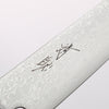Seisuke VG10 Damascus Kiritsuke Petty-Utility 120mm Teak (ferrule: Black Plastic) Handle - Seisuke Knife - Slide 3