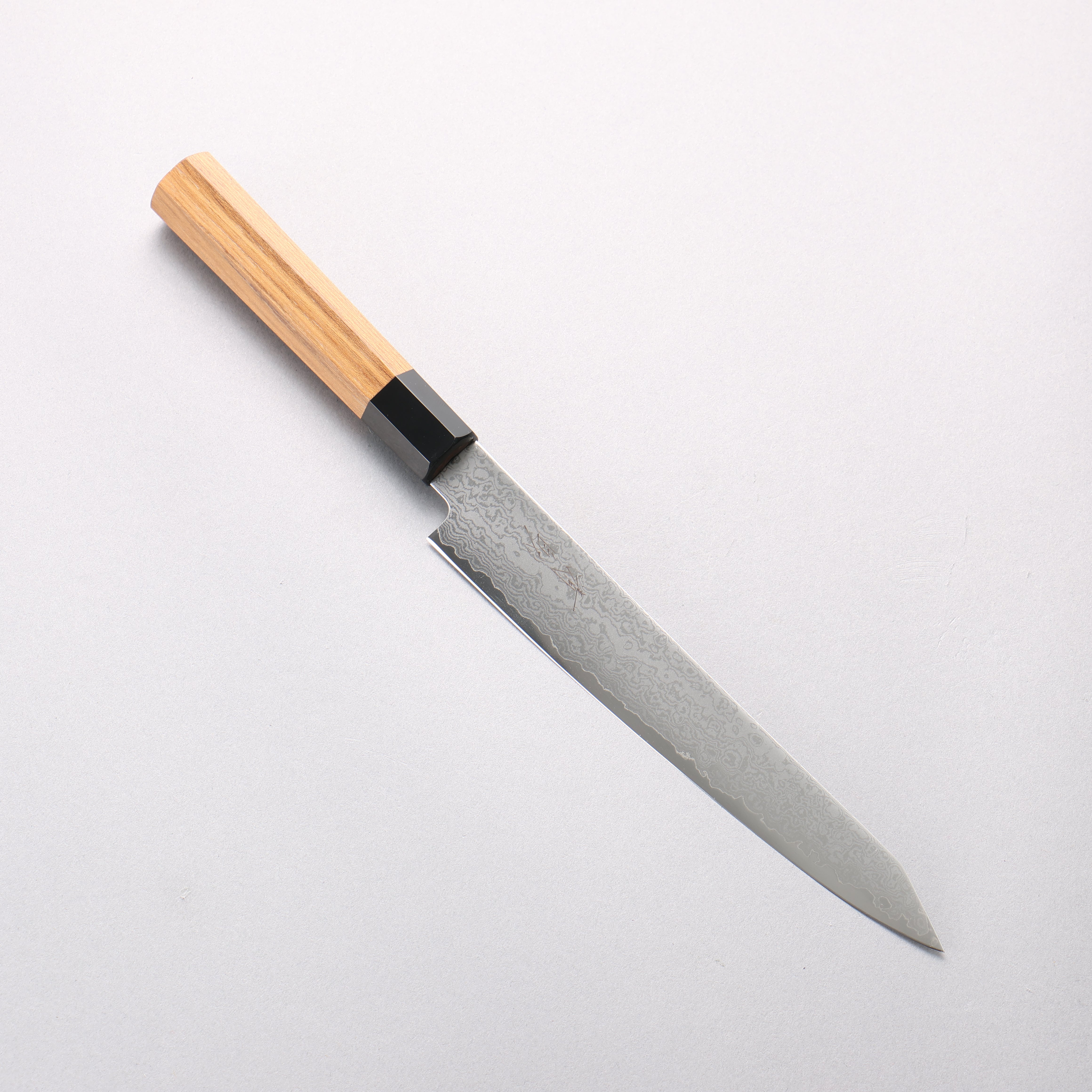 Seisuke VG10 Damascus Kiritsuke Petty-Utility 180mm Teak Wood Handle - Seisuke Knife