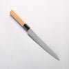 Seisuke VG10 Damascus Kiritsuke Petty-Utility 180mm Teak (ferrule: Black Plastic) Handle - Seisuke Knife - Slide 1