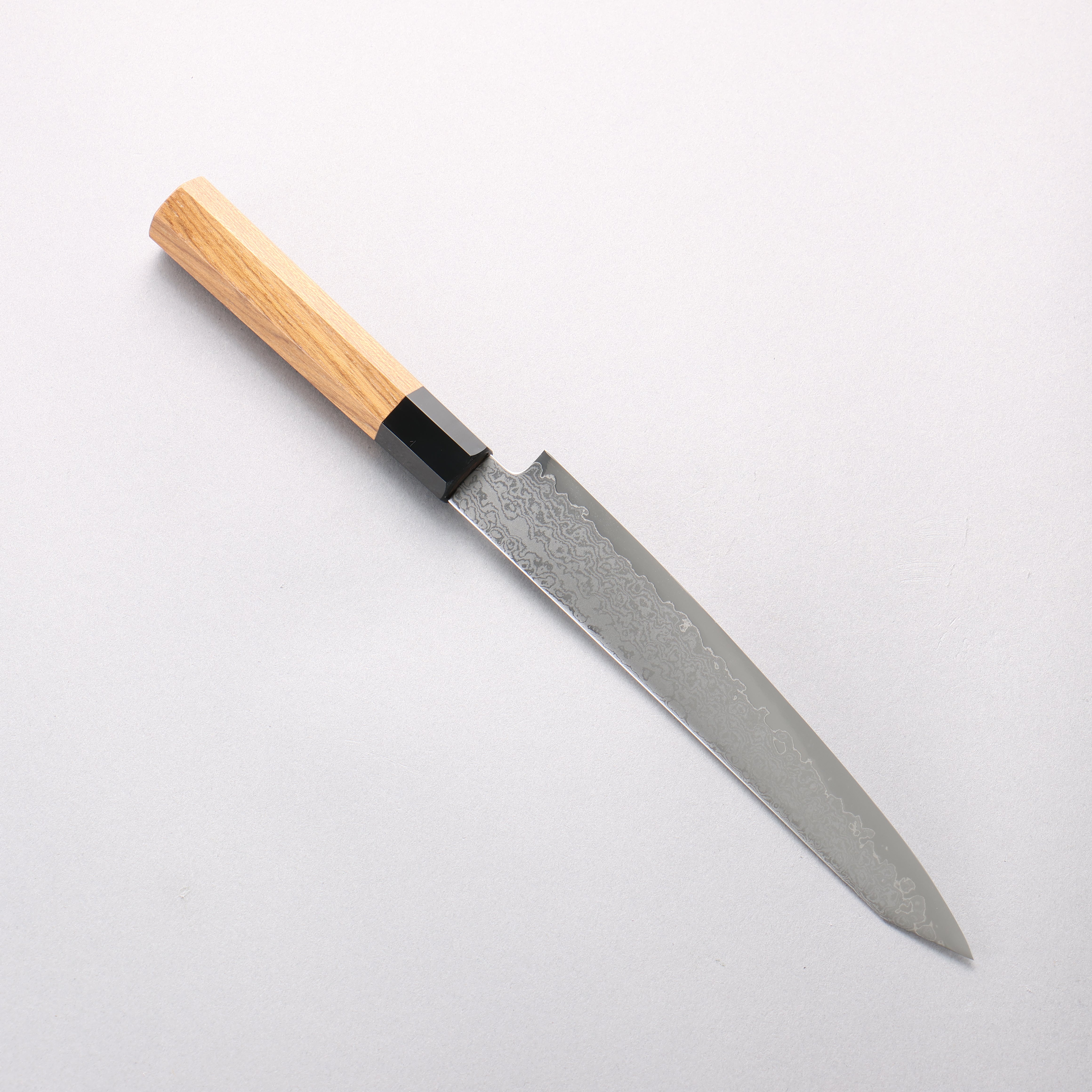 Seisuke VG10 Damascus Kiritsuke Petty-Utility 180mm Teak Wood Handle - Seisuke Knife