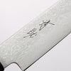 Seisuke VG10 Damascus Kiritsuke Petty-Utility 180mm Teak (ferrule: Black Plastic) Handle - Seisuke Knife - Slide 3