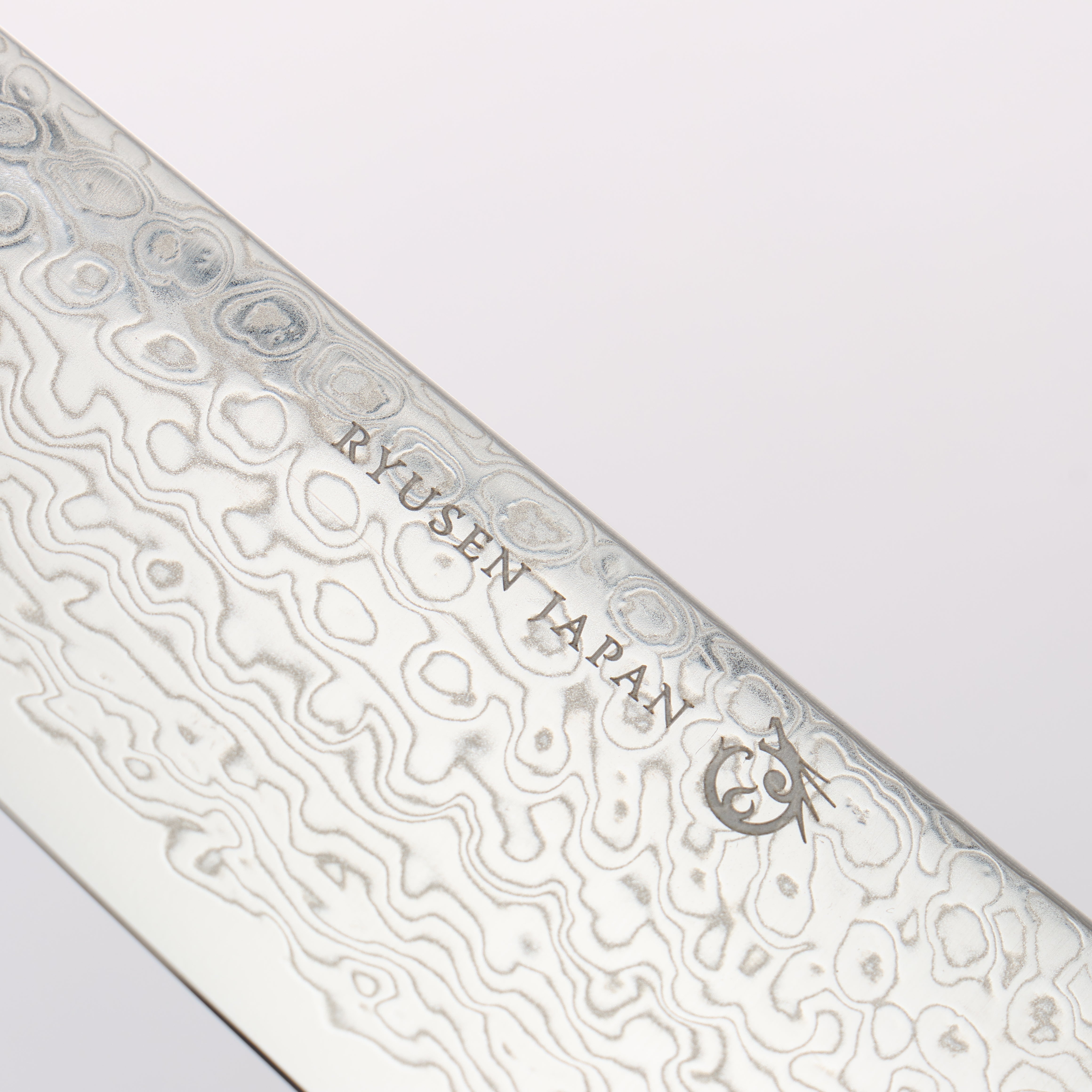 Ryusen Bonten Unryu VG10 63 Layer Damascus Gyuto 150mm Black Pakka wood Handle - Seisuke Knife
