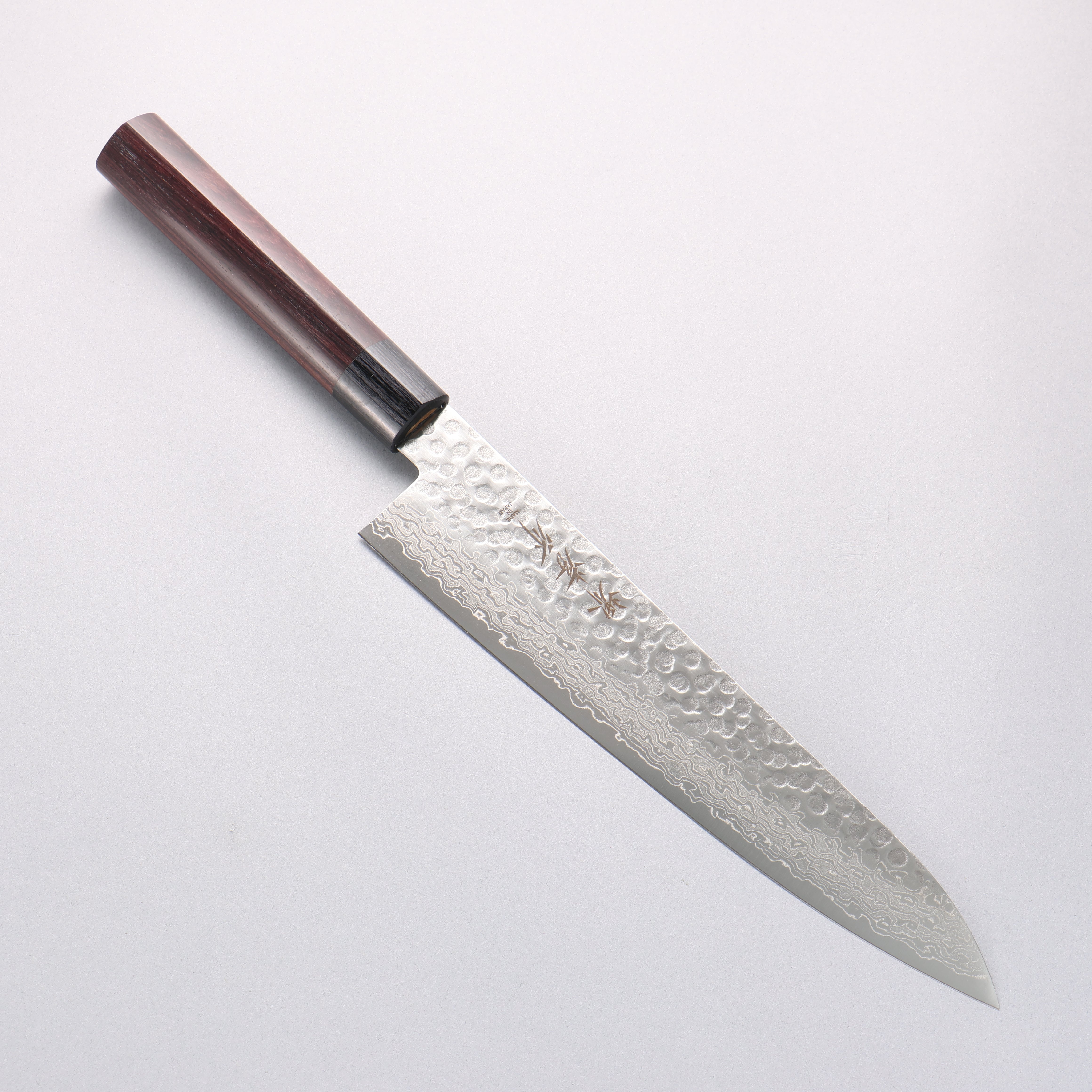 Sakai Takayuki 45 Layer Damascus Japanese Chef's Gyuto Knife 240mm with Shitan Handle - Seisuke Knife