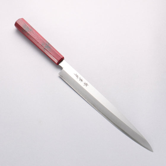 Sakai Takayuki Sakai Takayuki Nanairo INOX Molybdenum Yanagiba 270mm with Red Tortoiseshell ABS Resin Handle - Seisuke Knife