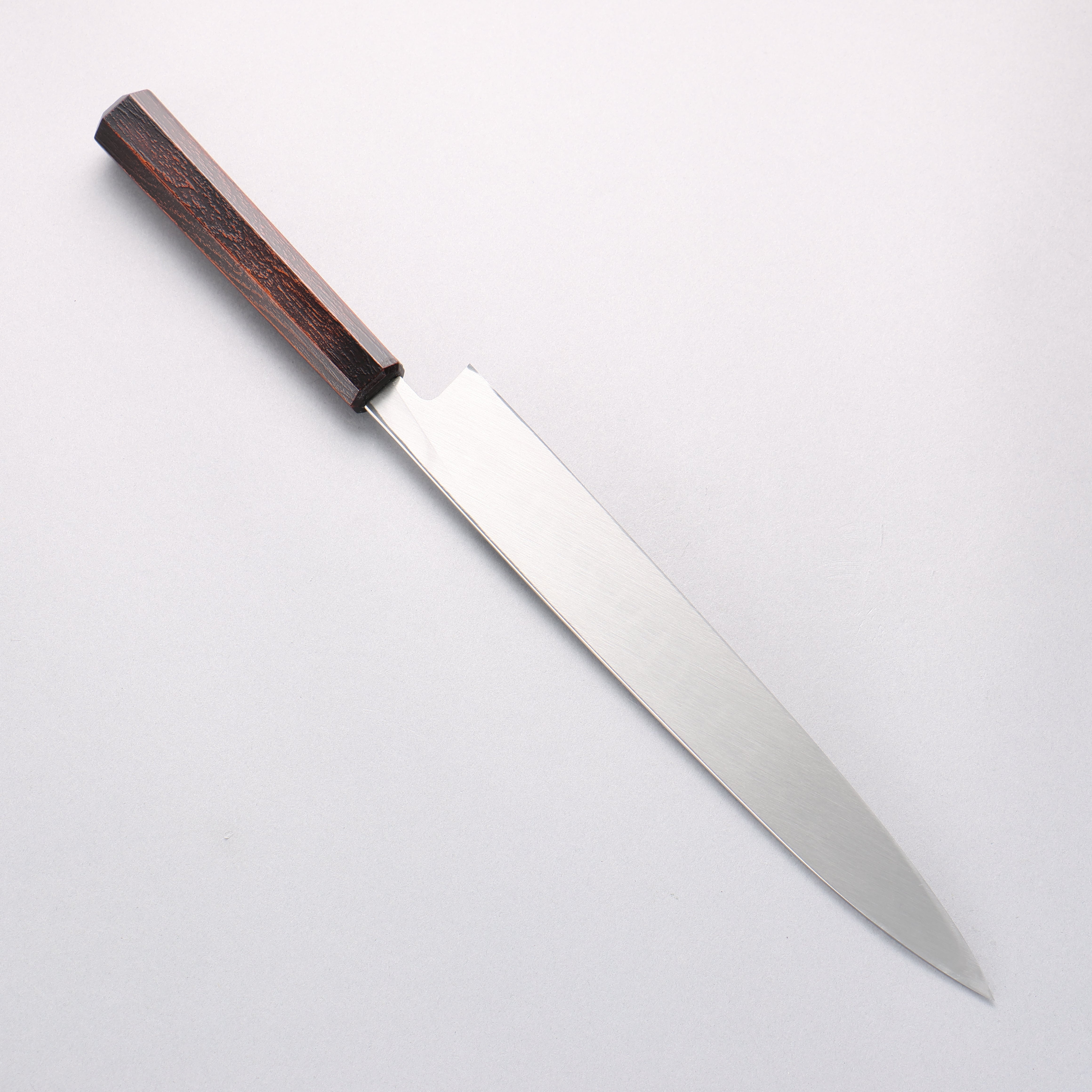 Sakai Takayuki Nanairo INOX Molybdenum Yanagiba 270mm with Retro Wood Grain ABS Resin Handle - Seisuke Knife