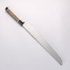 Sakai Takayuki Ginryu Honyaki Swedish Steel Mirrored Finish Sakimaru Yanagiba 300mm Stabilized wood Handle with Sheath - Seisuke Knife - Slide 2