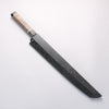 Sakai Takayuki Ginryu Honyaki Swedish Steel Mirrored Finish Sakimaru Yanagiba 300mm Stabilized wood Handle with Sheath - Seisuke Knife - Slide 7