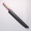 Sakai Takayuki Ginryu Honyaki Swedish Steel Mirrored Finish Sakimaru Yanagiba 300mm Stabilized wood Handle with Sheath - Seisuke Knife - Slide 7