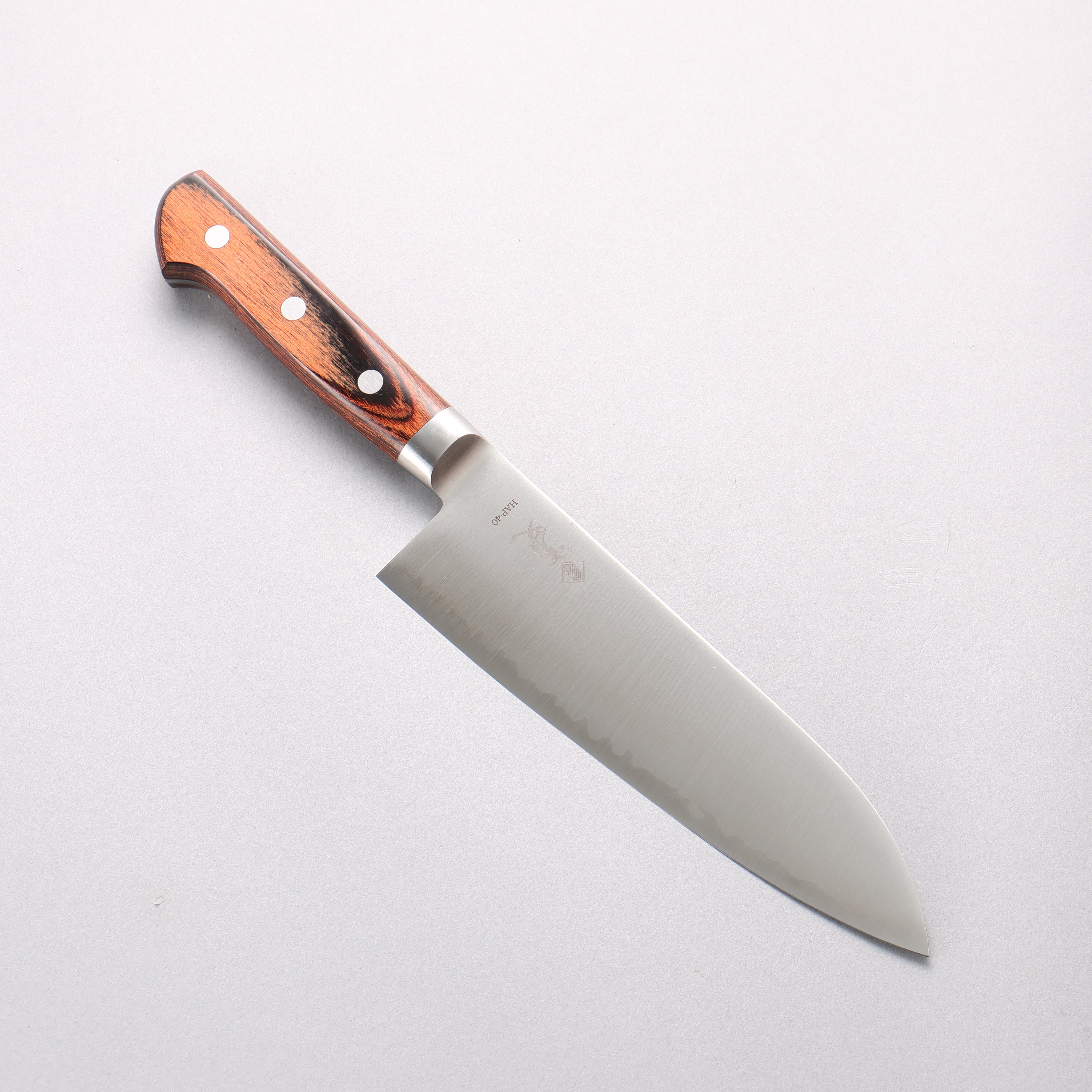 Kanjyo HAP40 Santoku 180mm Mahogany Handle - Seisuke Knife