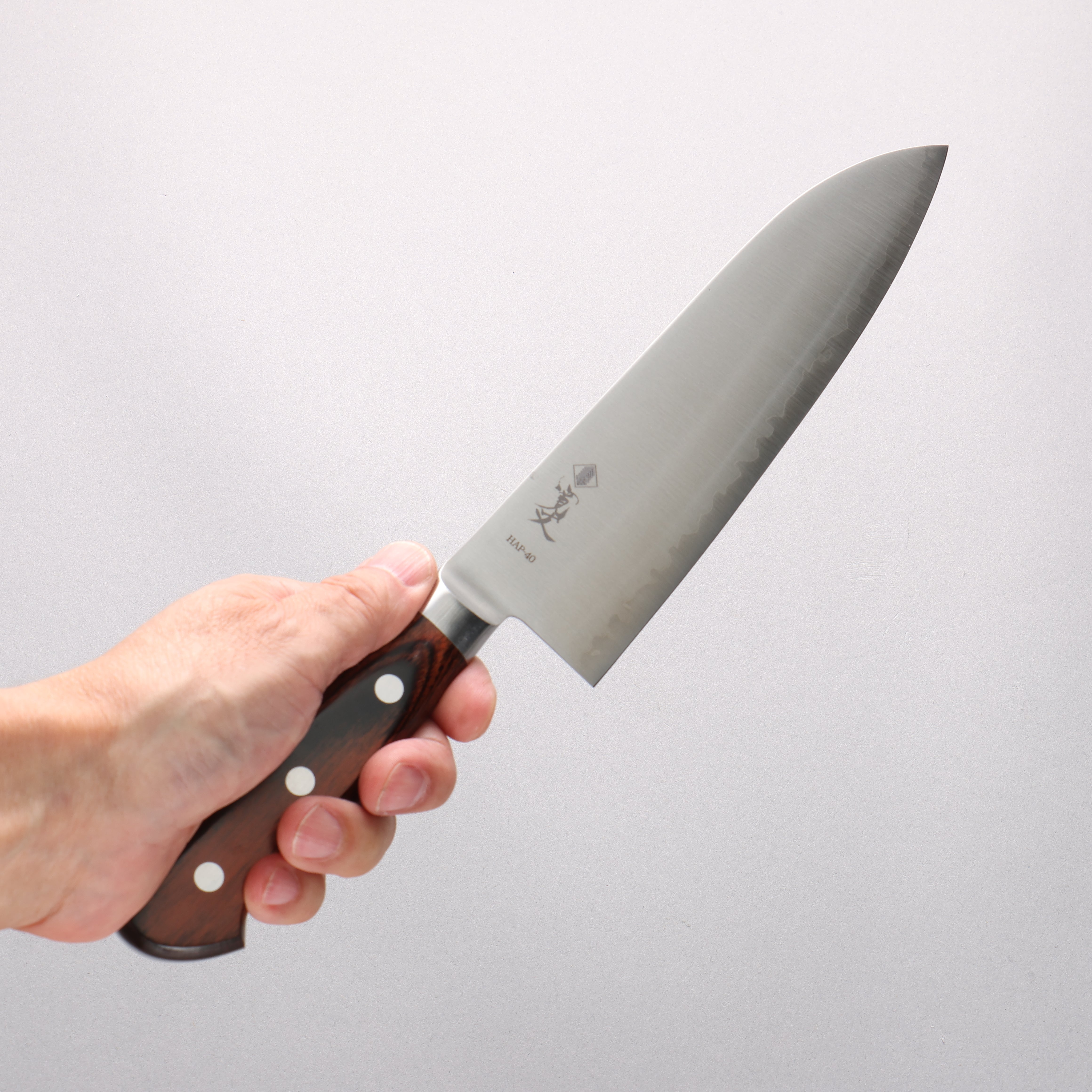 Kanjyo HAP40 Santoku 180mm Mahogany Handle - Seisuke Knife