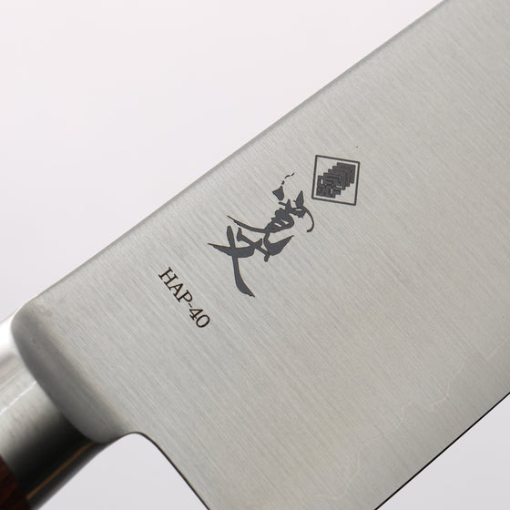 Kanjyo HAP40 Kiritsuke Santoku 180mm Mahogany Handle - Seisuke Knife