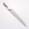 Takeshi Saji SG2 Black Damascus Sujihiki 270mm White Deer Horn Handle - Seisuke Knife - Slide 2