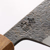 Sakai Takayuki Homura Guren Blue Steel No.2 Kurouchi Hammered Gyuto 225mm with Burnt Oak Handle - Seisuke Knife - Slide 3