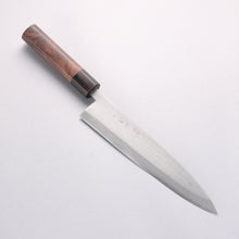  Hideo Kitaoka White Steel No.2 Damascus Mioroshi Deba240mm Shitan Handle - Seisuke Knife