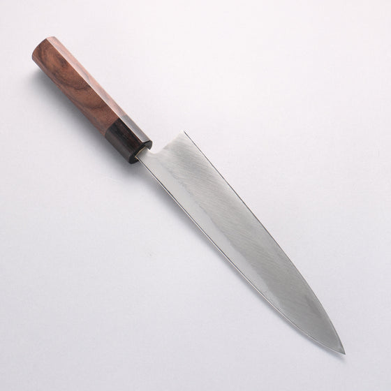 Hideo Kitaoka White Steel No.2 Damascus Mioroshi Deba240mm Shitan Handle - Seisuke Knife
