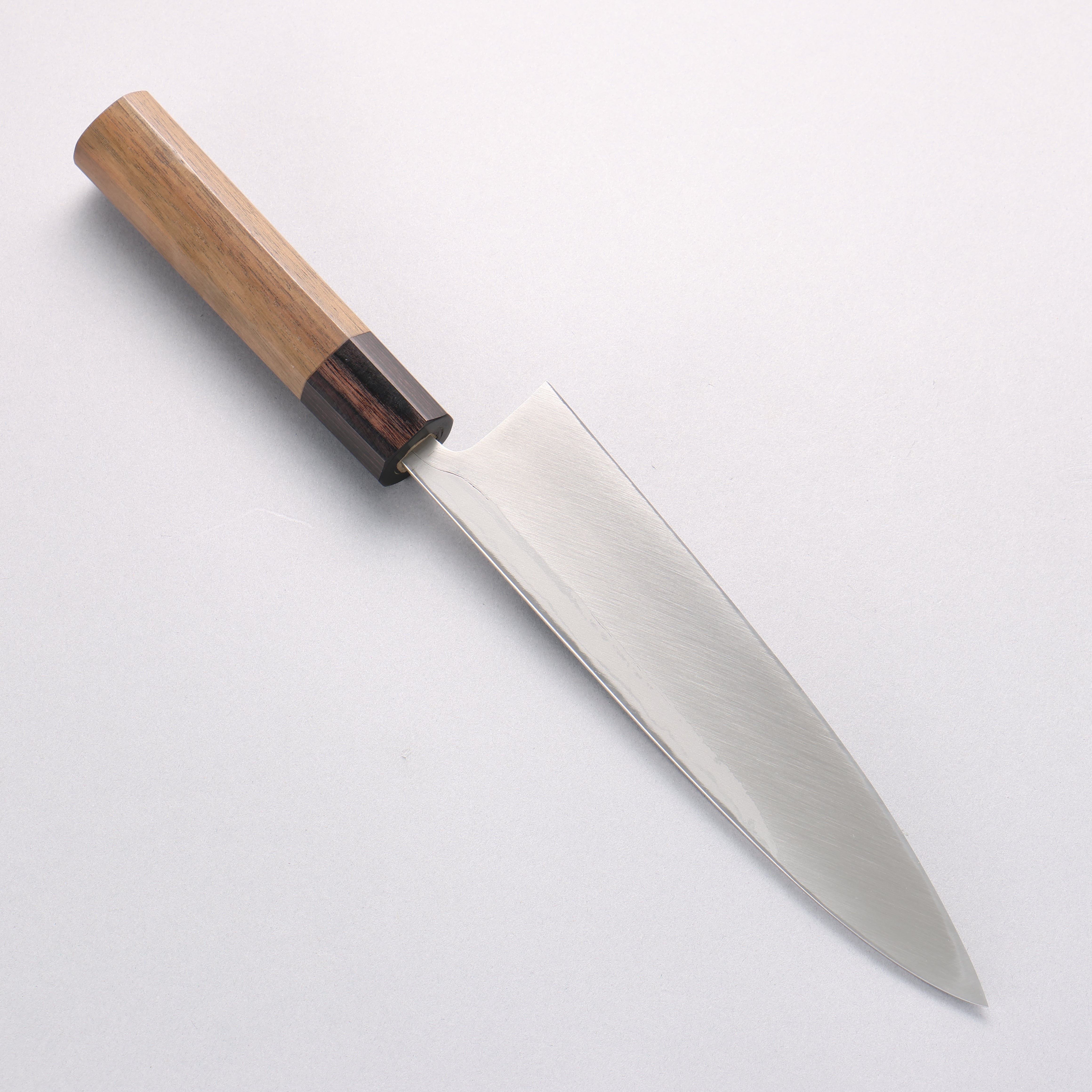 Hideo Kitaoka White Steel No.2 Damascus Mioroshi Deba210mm Shitan Hand