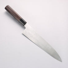  Jikko Honyaki White Steel No.3 Kasumitogi Gyuto 240mm Ebony Wood Handle - Seisuke Knife
