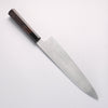 Jikko Honyaki White Steel No.3 Kasumitogi Gyuto 240mm Ebony Wood Handle - Seisuke Knife - Slide 2