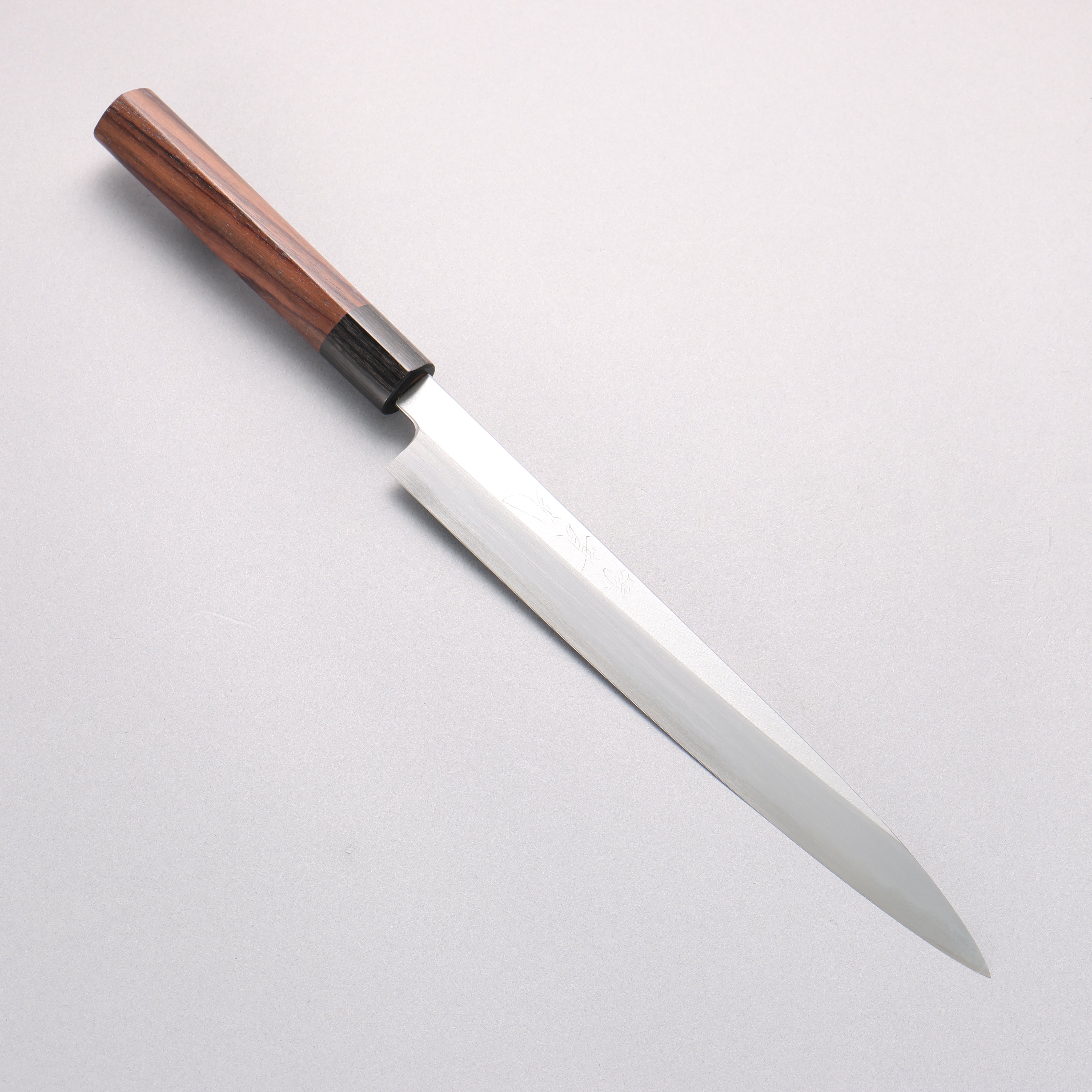Jikko White Steel No.2 Yanagiba 240mm Shitan Handle - Seisuke Knife