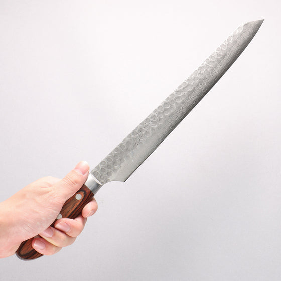 Jikko VG10 17 Layer Kiritsuke Yanagiba 300mm Mahogany Handle - Seisuke Knife