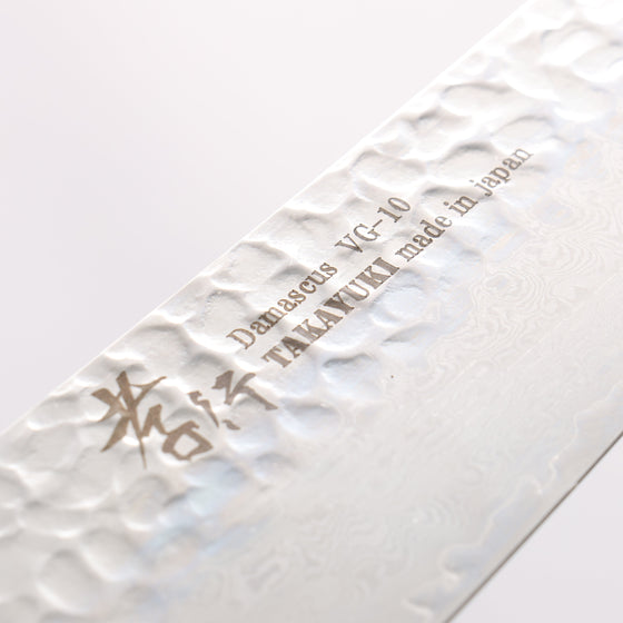 Sakai Takayuki VG10 33 Layer Damascus Gyuto 210mm with Live Oak Lacquered (Kokushin) Handle - Seisuke Knife