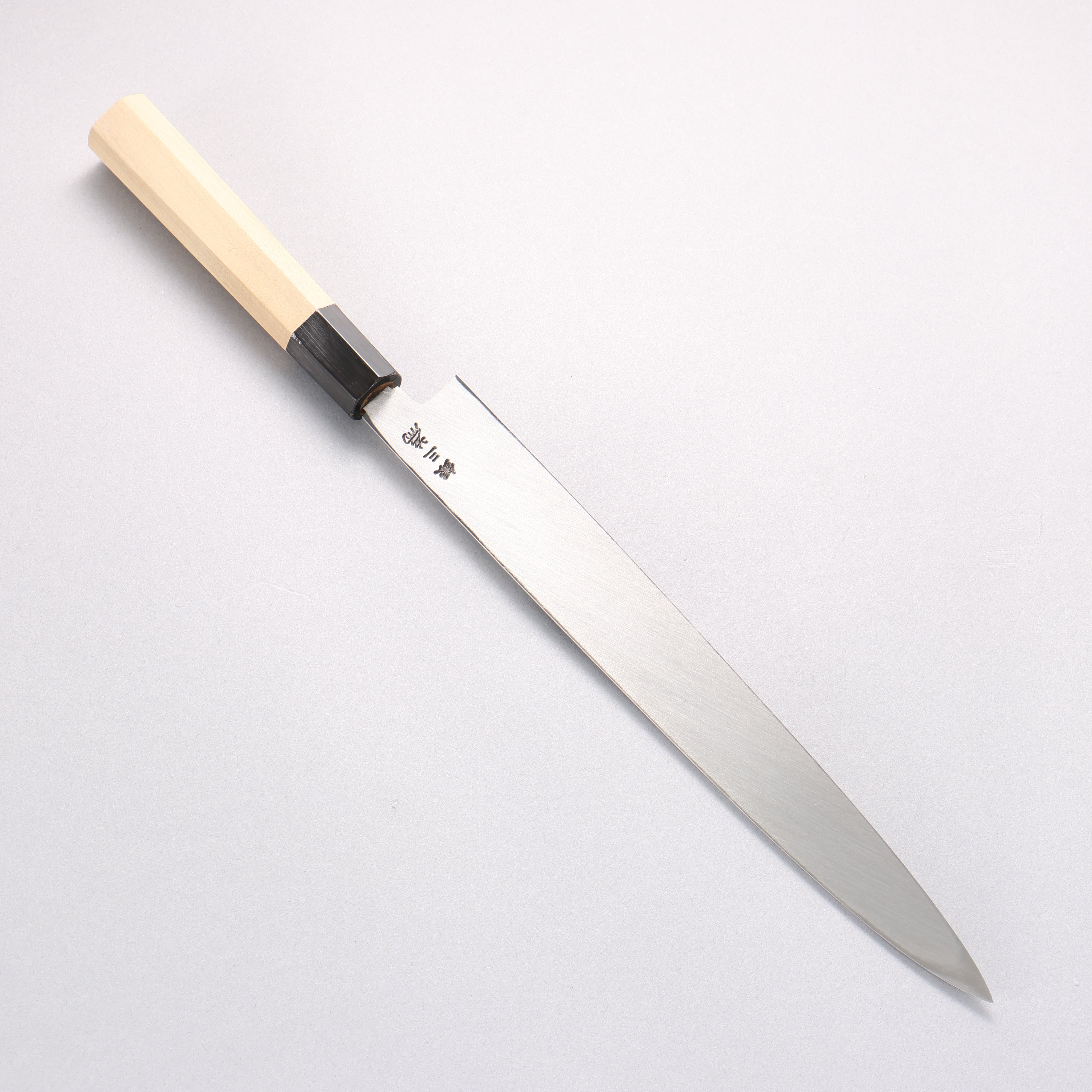 Sakai Takayuki Chef Series Silver Steel No.3 Yanagiba Magnolia Handle - Seisuke Knife