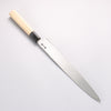 Sakai Takayuki Chef Series Silver Steel No.3 Yanagiba Magnolia Handle - Seisuke Knife - Slide 2