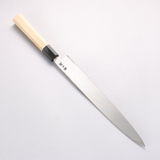 Sakai Takayuki Chef Series Silver Steel No.3 Yanagiba Magnolia Handle - Seisuke Knife