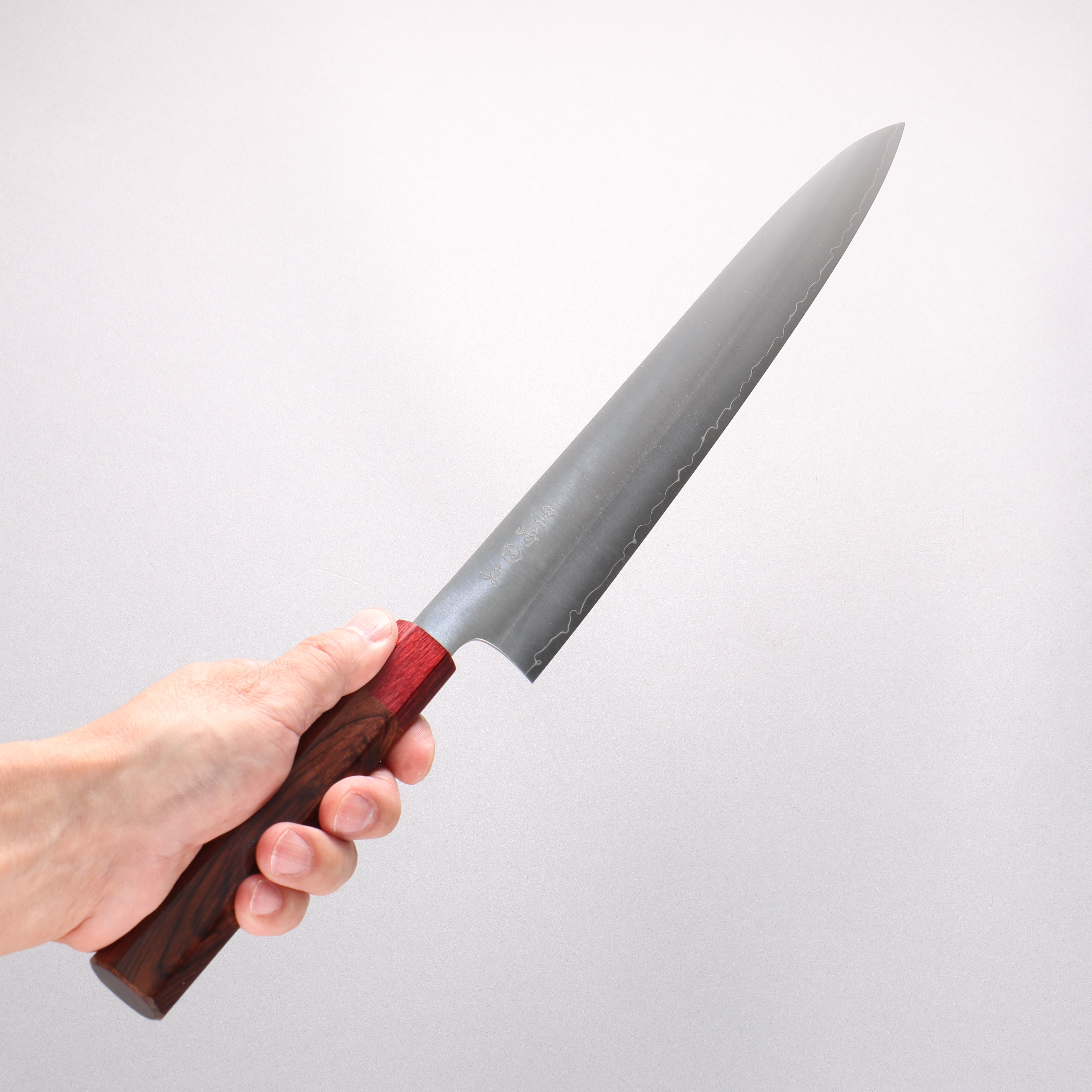 Makoto Kurosaki SG2 Sujihiki 270mm Rosewood (ferrule: Red Pakka wood) Handle - Seisuke Knife