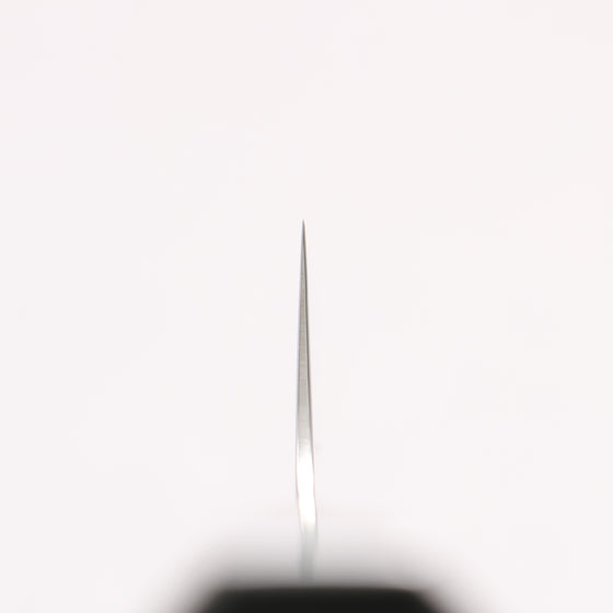 Sakai Takayuki Seigaiha (Blue Ocean Wave) Böhler SP Steel 45 Layer Damascus Migaki Finished Kengata Sujihiki 240mm Black Pakka wood Handle - Seisuke Knife